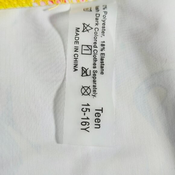 New Teen Girls 2-Piece Bikini Swimsuit – Size 15/16, Stylish & Comfy Fit - Picture 4 of 5